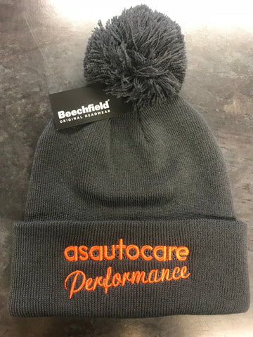 asautocare performance bobble hat!! (grey)