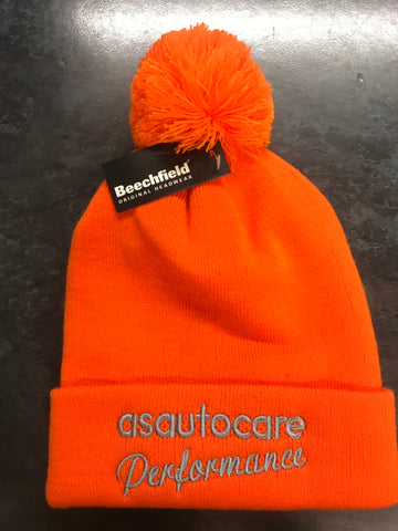 asautocare performance bobble hat!! (orange)